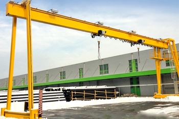Euro Typ Single Girder Gantry Kran 10 Ton